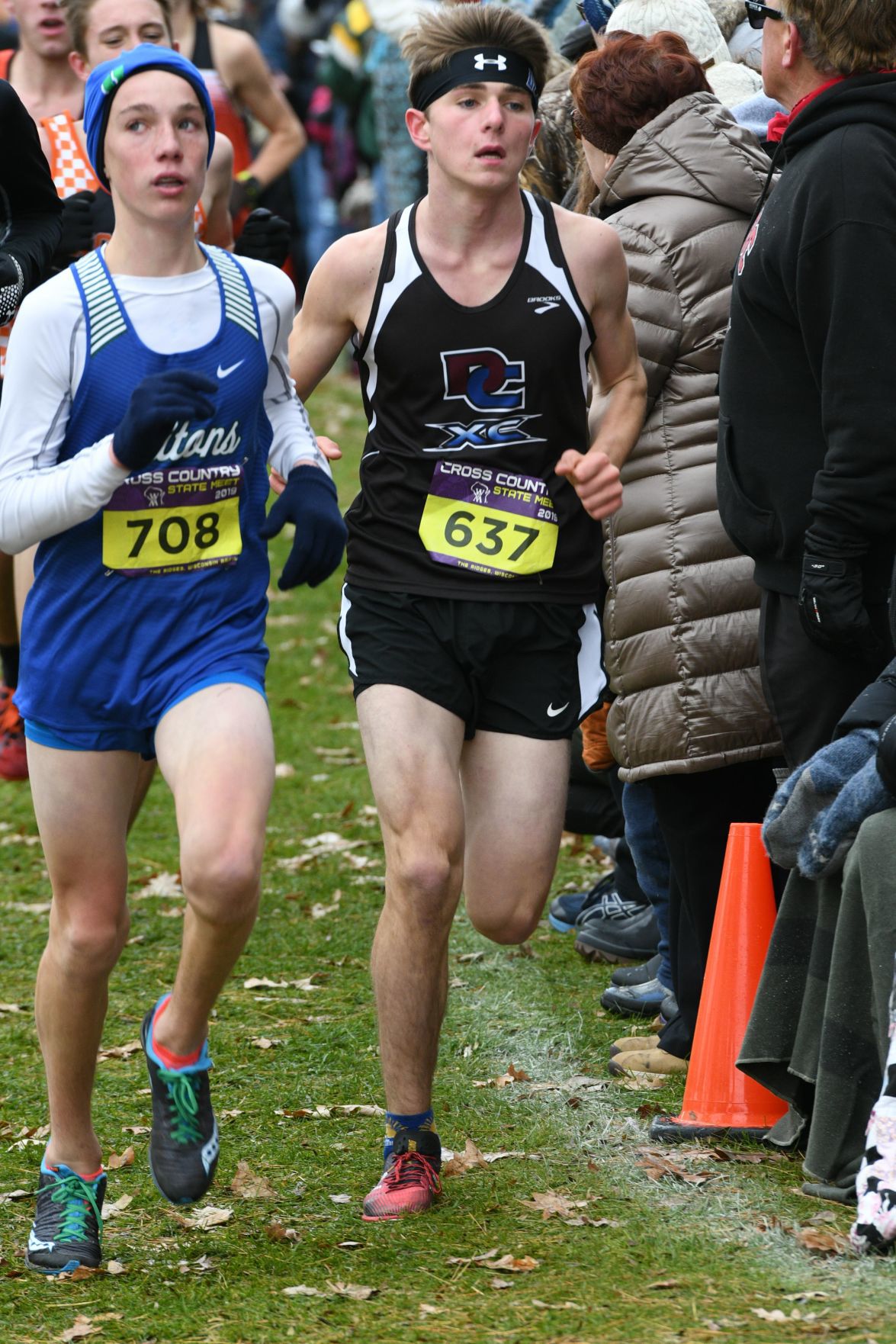 WIAA state cross country photo: Zach Huffman, Deerfield/Cambridge